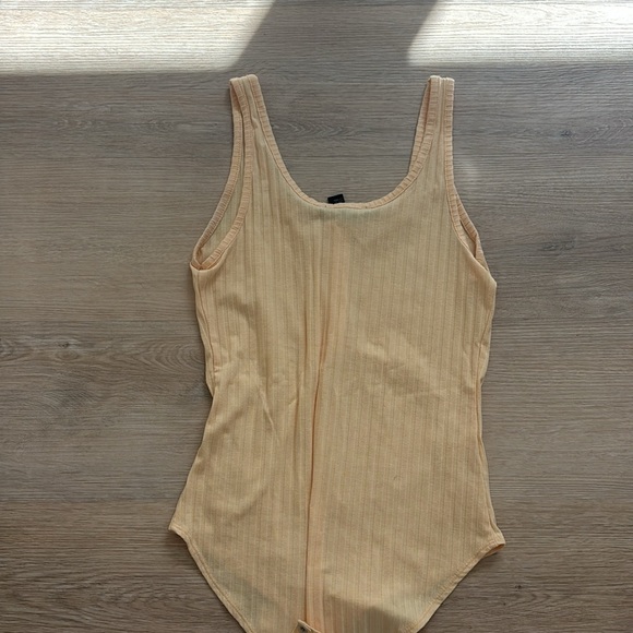 Forever 21 Yellow Ribbed Body Suit - Picture 5 of 5